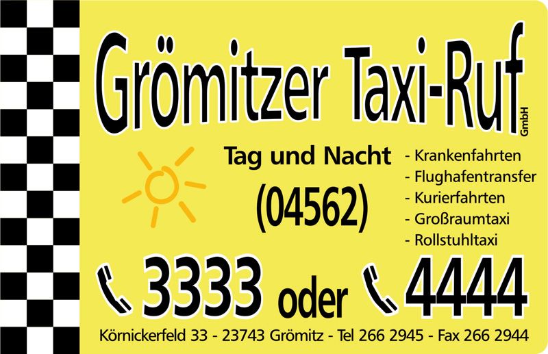 Grömitzer Taxi-Ruf - Kontaktdaten